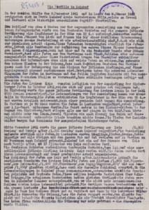 Report "The Incidents in Kulmhof" of April 1942 by Hersz Wasser on Chelmno Extermination camp