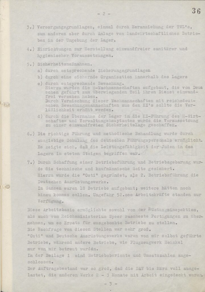 Report by Globocnik of January 5, 1944 on the economic part of Aktion Reinhard