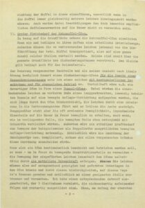 Report by Fritz Sander of September 14, 1942 on “high demand for cremation ovens” for Auschwitz, where “multiple corpses must be packed into the muffle simultaneously”