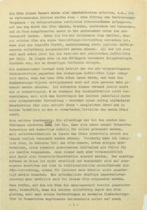 Report by Fritz Sander of September 14, 1942 on “high demand for cremation ovens” for Auschwitz, where “multiple corpses must be packed into the muffle simultaneously”