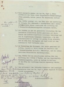 Memo Fritz Ertl of 21 August 1942 on bathing installations for special action in Auschwitz