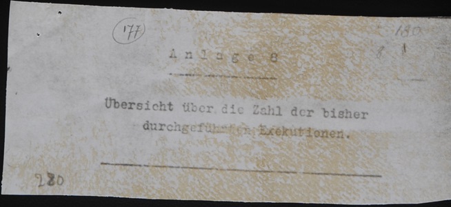 Stahlecker Report on extermination of Jews in the Baltics until October 15. 1941