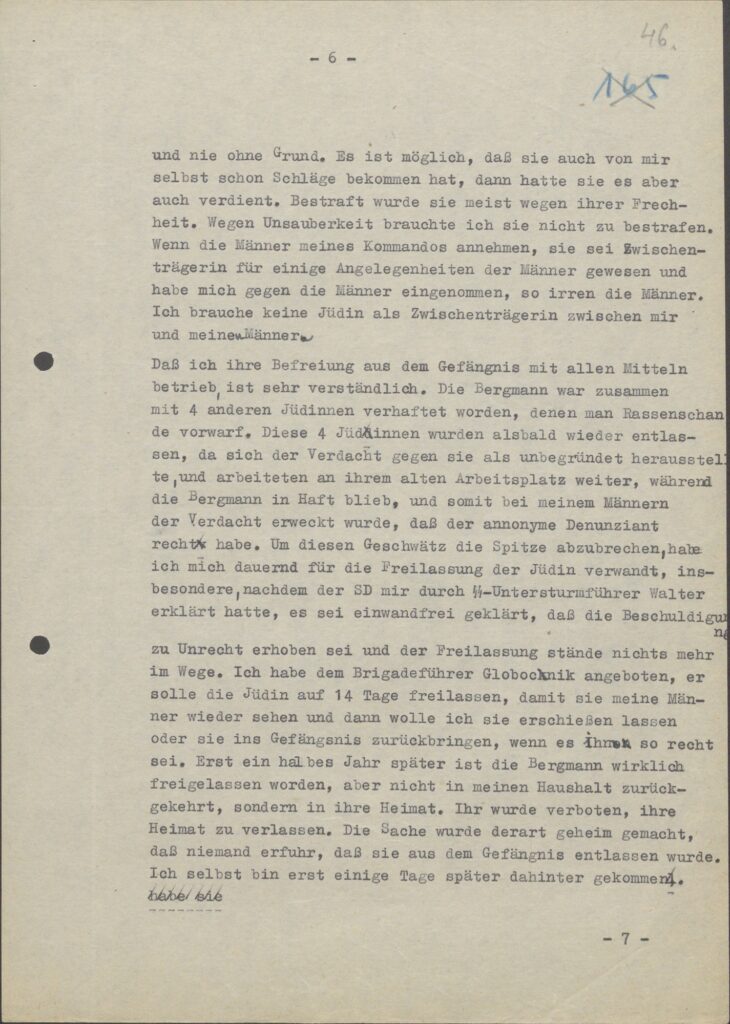 Interrogation of September 1, 1942