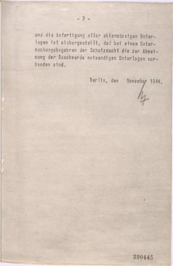 D1 - Attachement to Memo of 18 November 1944