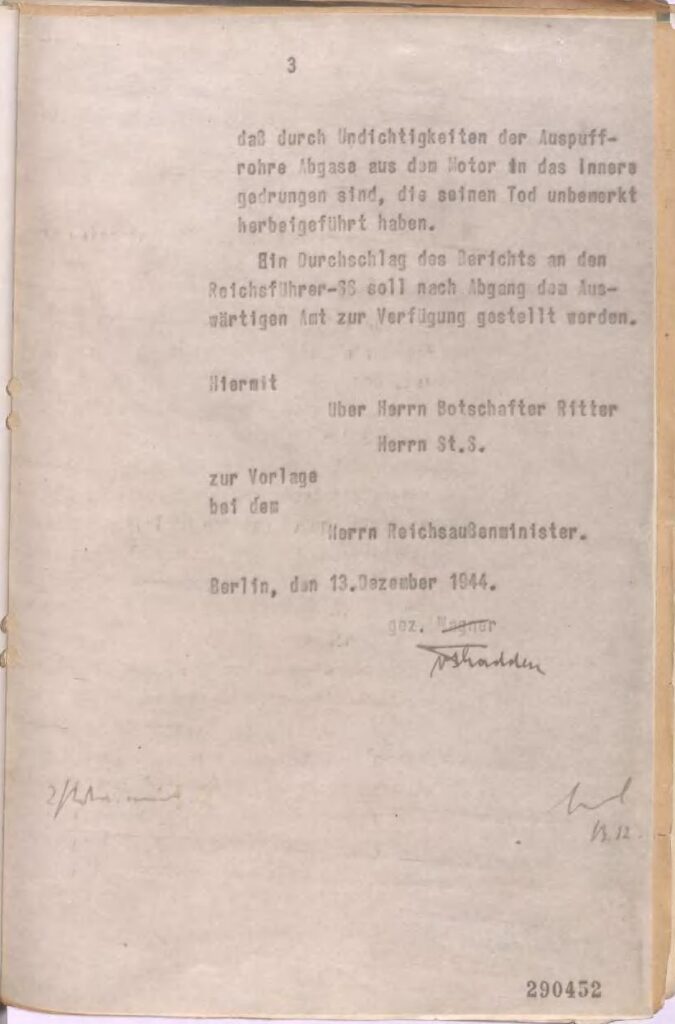 D3 - Memo of 13 December 1944