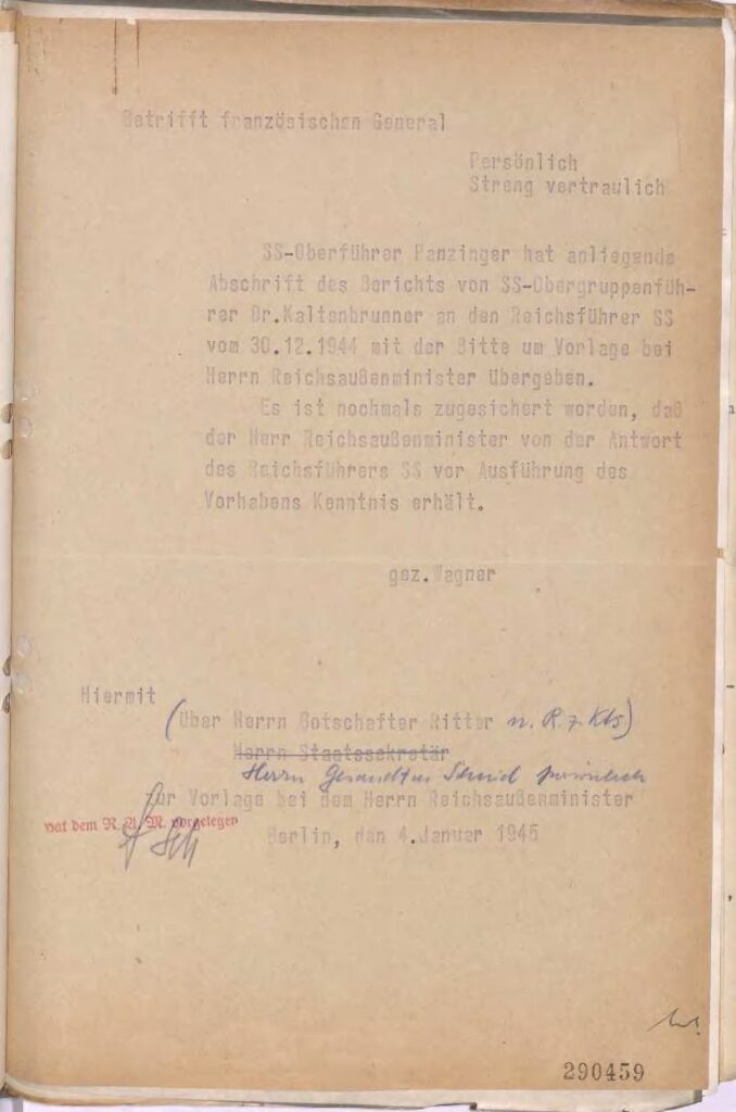 D4 - Memo of 4 January 1944