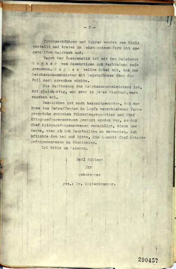 D5 - Letter of 30 December 1944