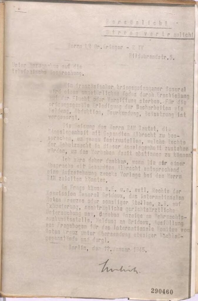 D6 - Memo of 12 January 1945