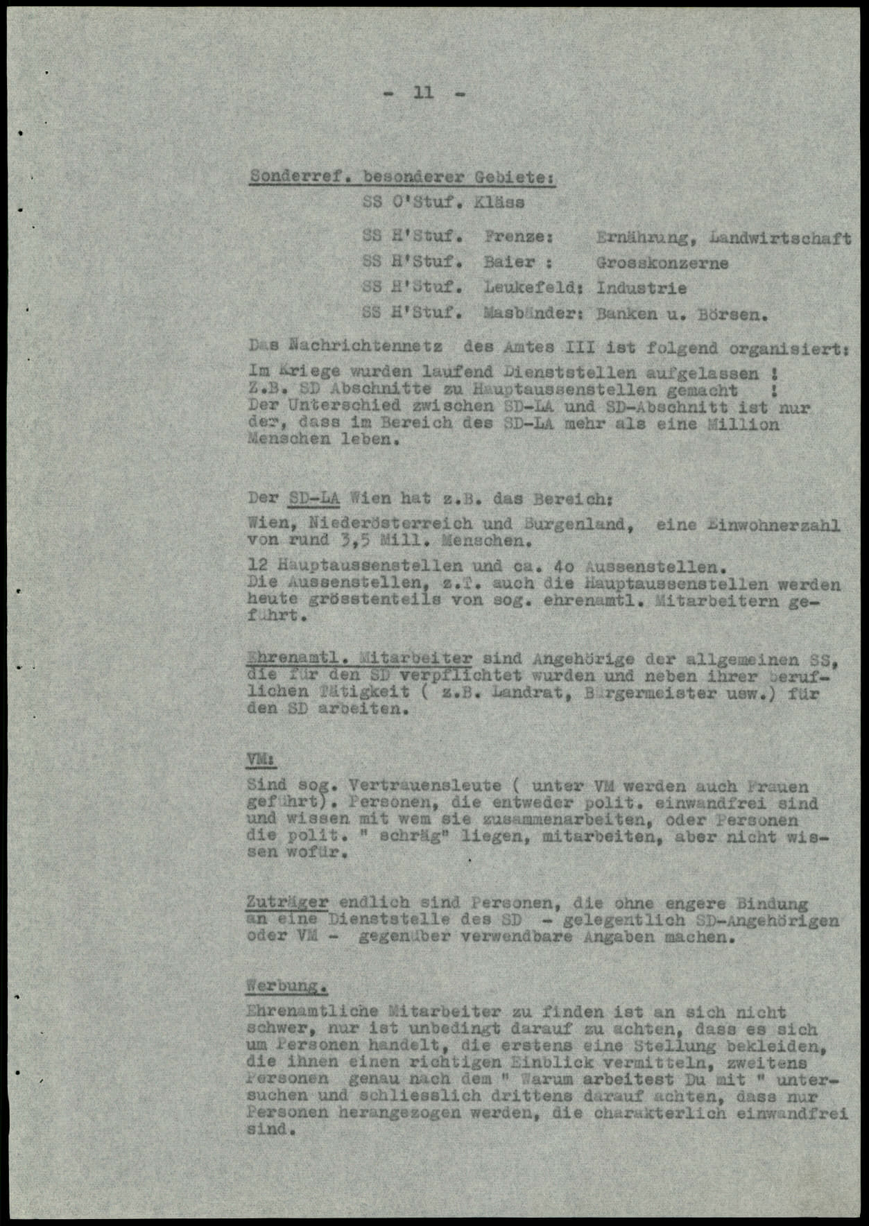 Report dated Februay 9, 1944