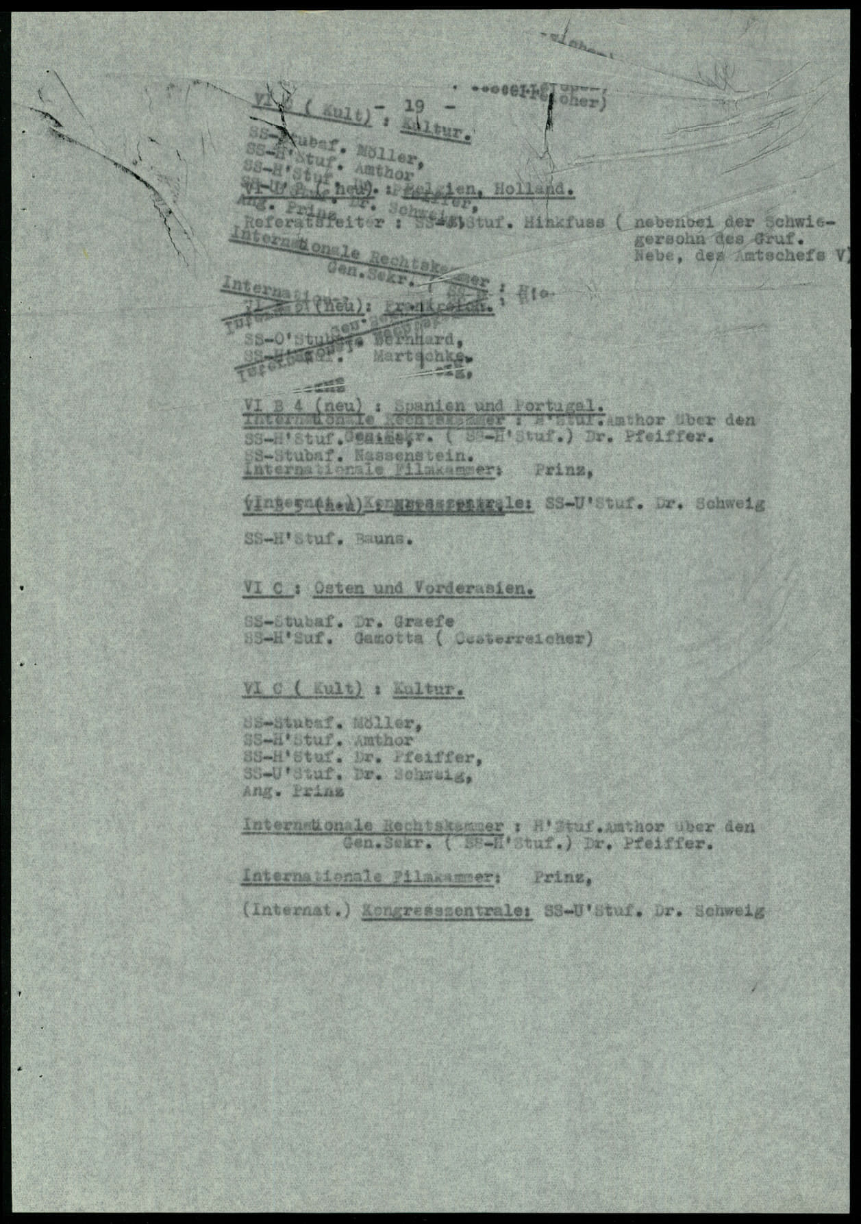 Report dated Februay 9, 1944