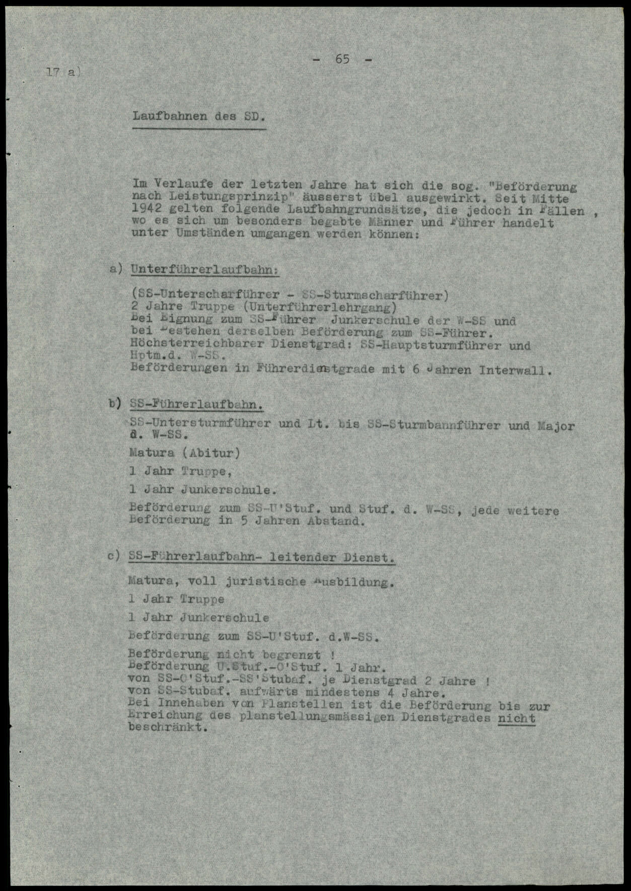 Report dated Februay 9, 1944