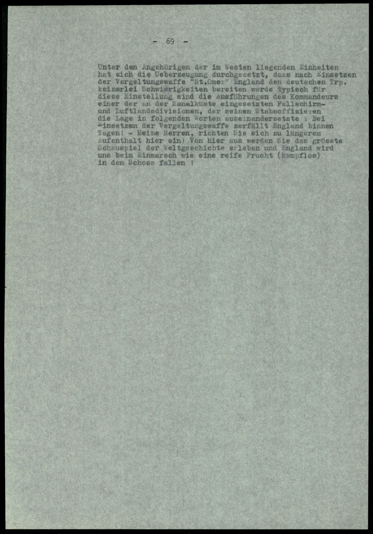 Report dated Februay 9, 1944
