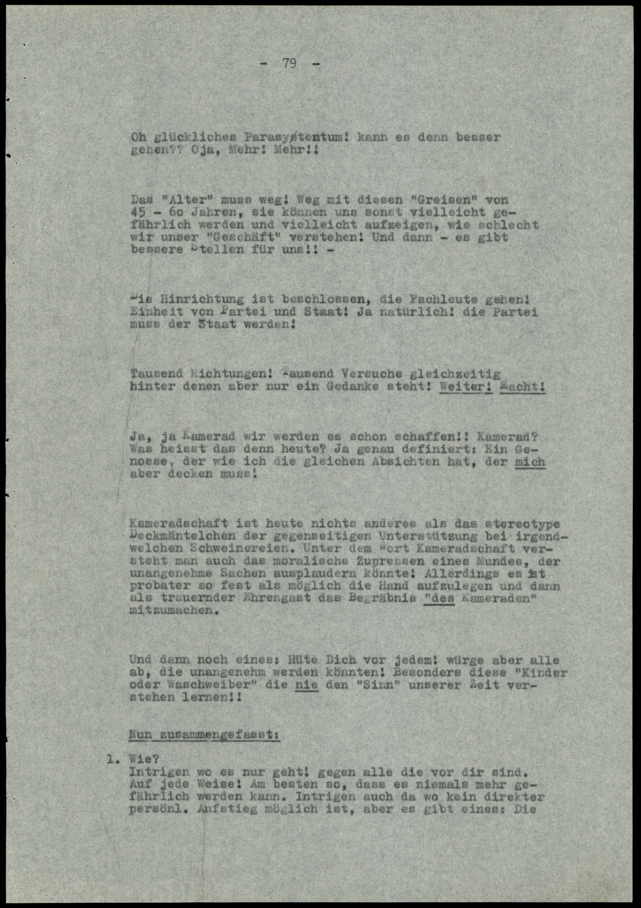 Report dated Februay 9, 1944