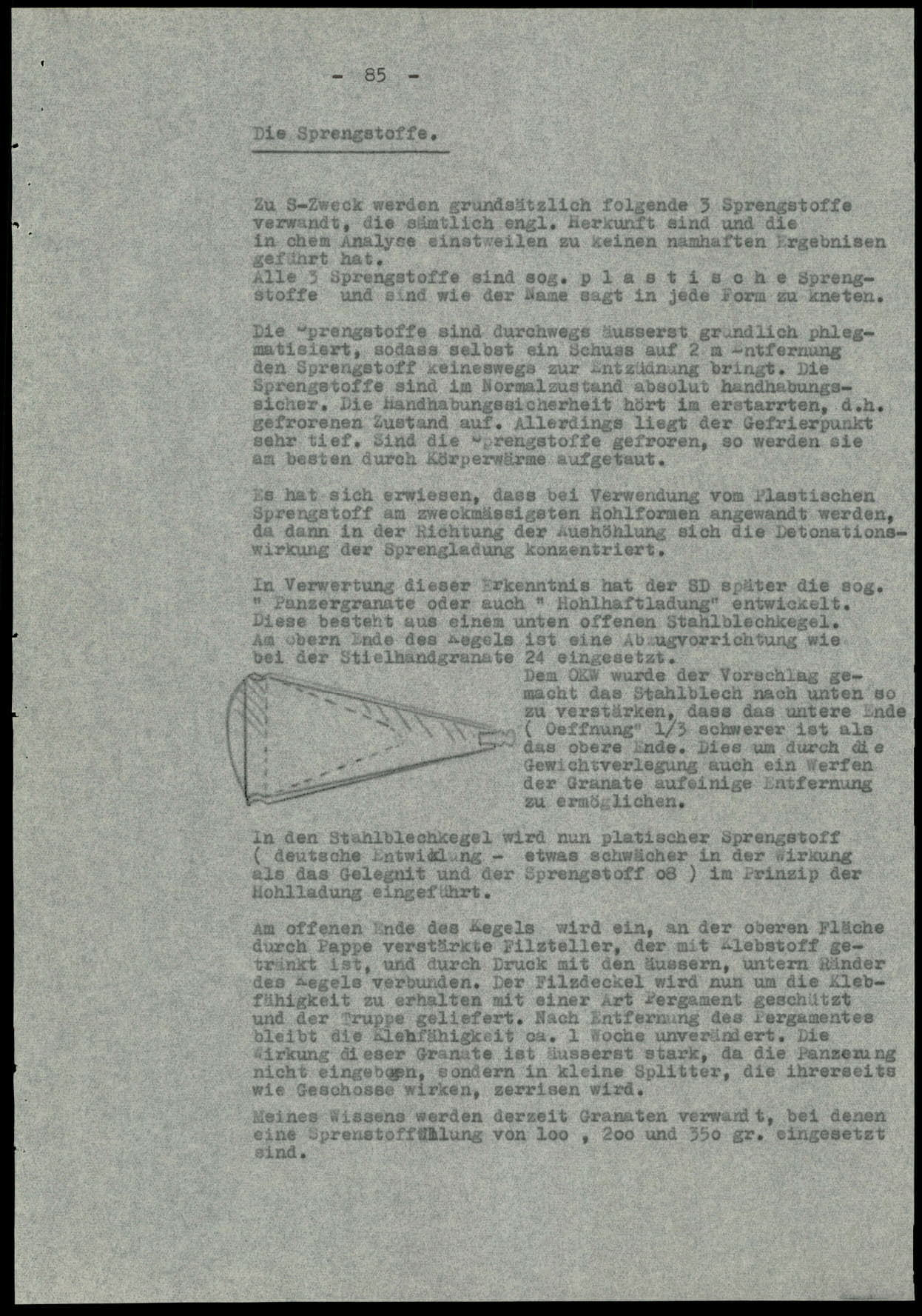 Report dated Februay 9, 1944