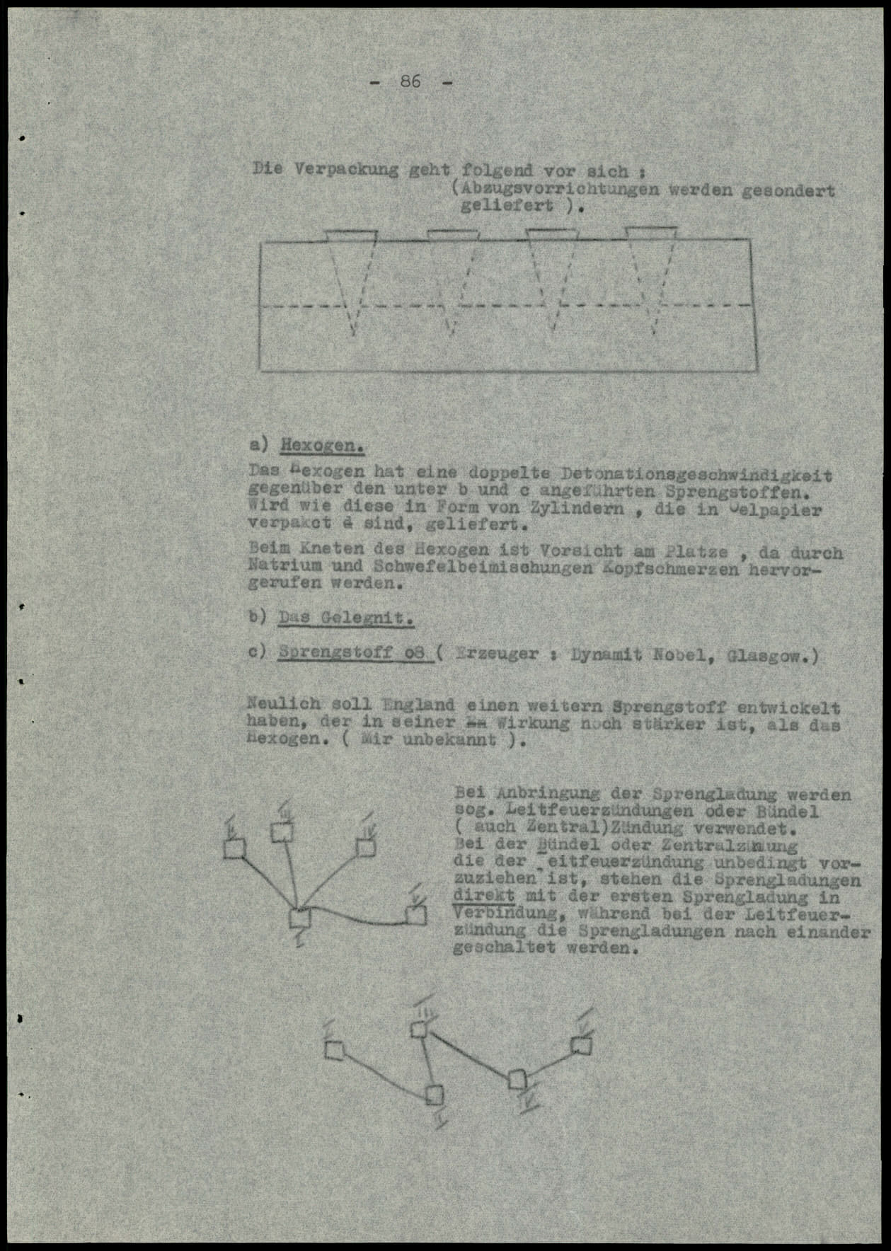 Report dated Februay 9, 1944