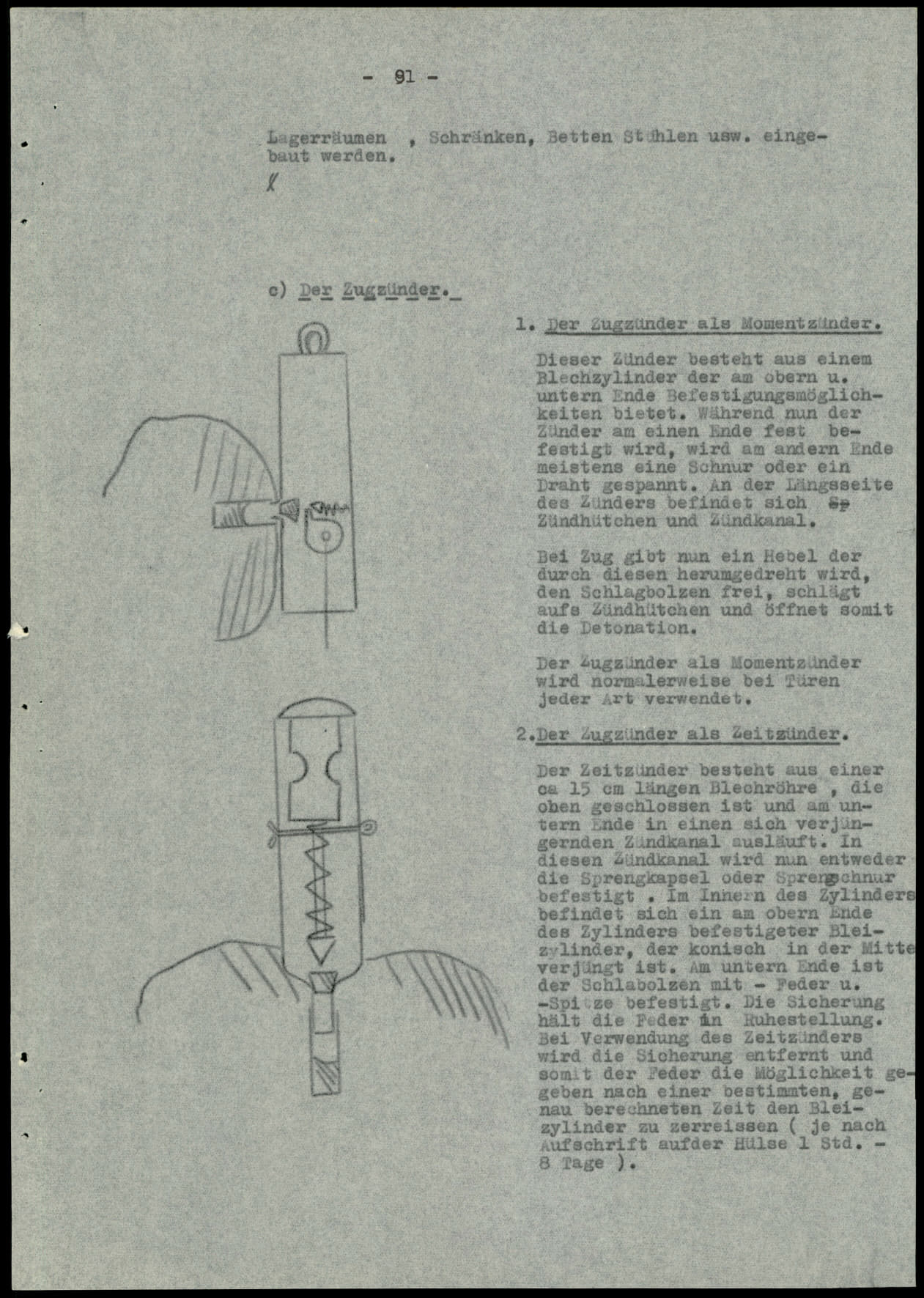 Report dated Februay 9, 1944