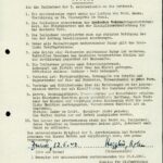 Declaration of Commitment by Hegglin for Participation in the 3rd Medical Mission to the Eastern Front, dated 11 June 1942
