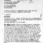 1st page of interrogation transcript dated March 31, 1960 of Gustav Münzerberg on Treblinka extermination camp