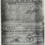 Decree of February 24, 1943 by Springorum on Jewish Deportation Trains to Auschwitz