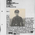 Interrogation protocol & photograph of Georg Michalsen