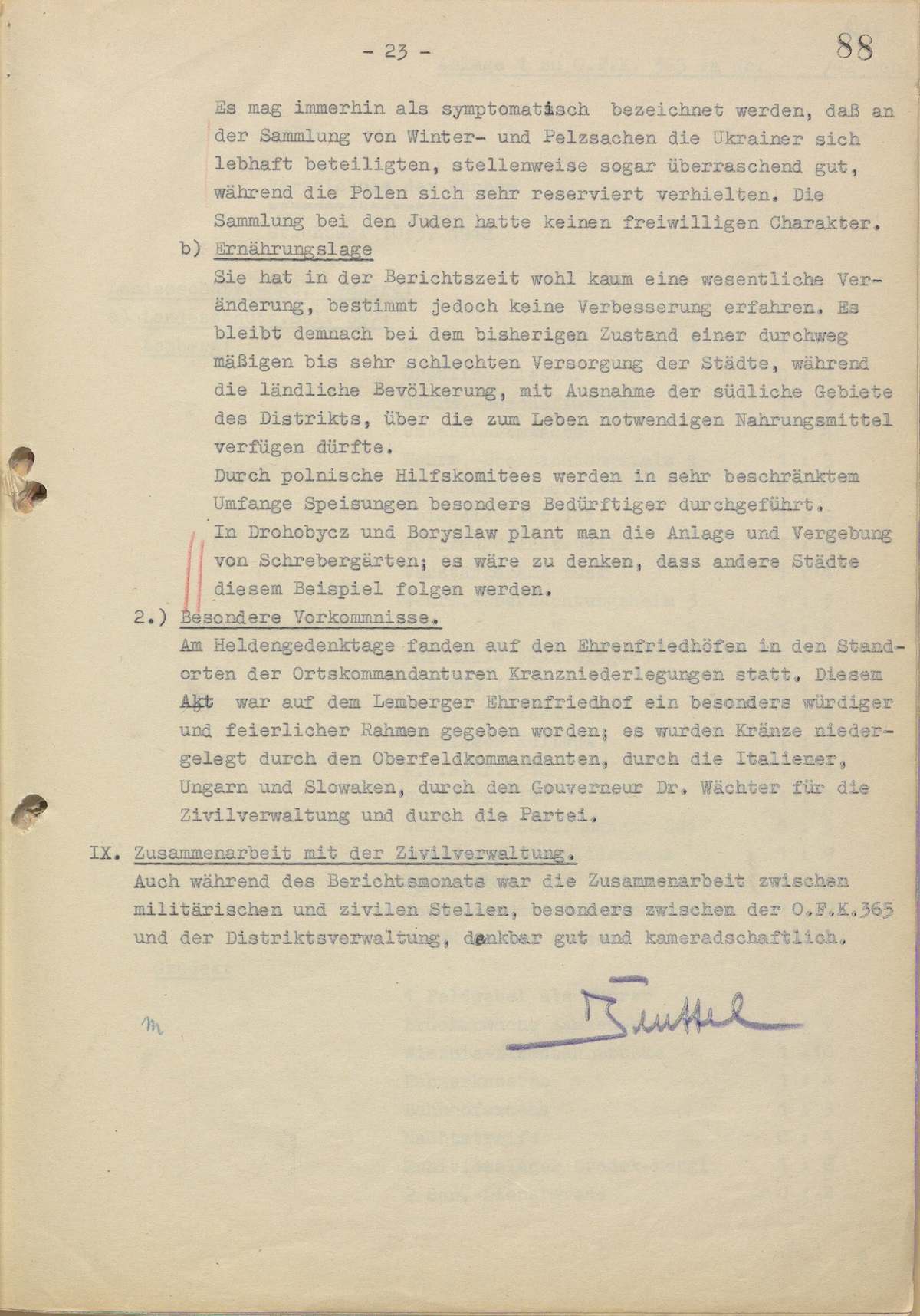 Report dated March 19, 1942